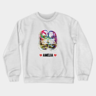 Amelia Baby Name Crewneck Sweatshirt